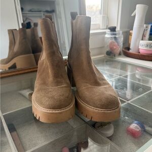 Dolce Vita Brown Suede Ankle Booties